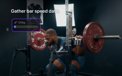 Lifter getting ready to squat